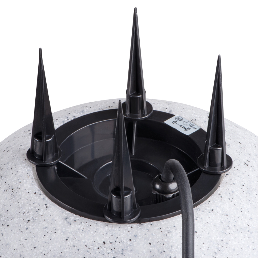 Āra lampa STONO 1xE27/15W/230V Ø 23 cm IP65