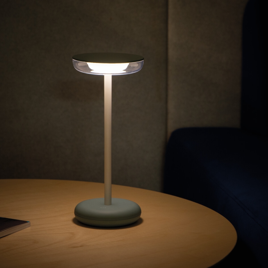 Kanlux 37312 - LED Aptumšojama uzlādējama lampa FLUXY LED/1,7W/1800 mAh IP44 zila