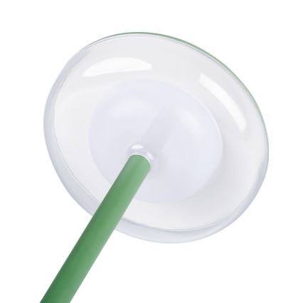 LED uzlādējamā lampa ar regulējamu spilgtumu FLUXY LED/1,7W/1800 mAh IP44 zaļa