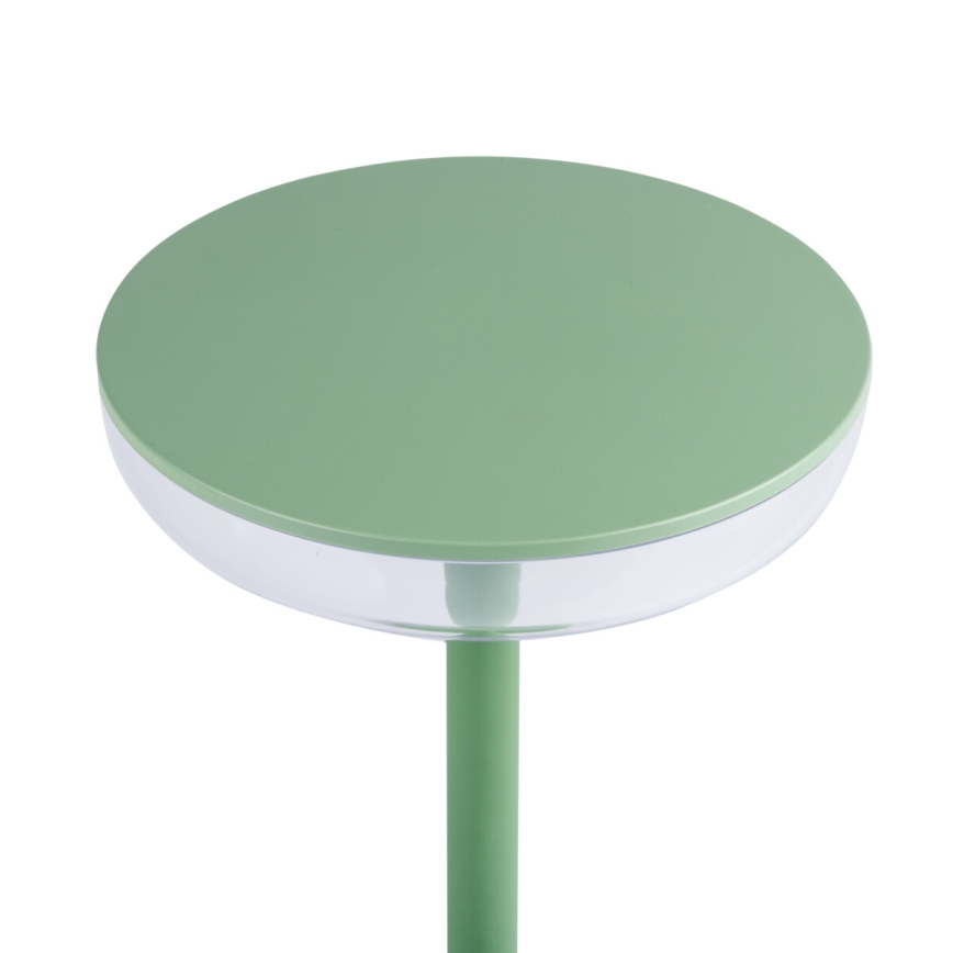 LED uzlādējamā lampa ar regulējamu spilgtumu FLUXY LED/1,7W/1800 mAh IP44 zaļa
