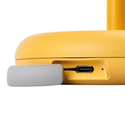 Regulējama uzlādējamā LED lampa FLUXY LED/1,7W/1800 mAh IP44 dzeltena