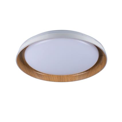 LED Griestu lampa NIFU LED/17,8W/230V d. 43 cm balta/brūna