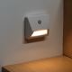 Kanlux 37392 - LED Iebūvēta lampa ar kustību un krēslas sensoru IRS LED/0,3W/3xAAA IP54 balta