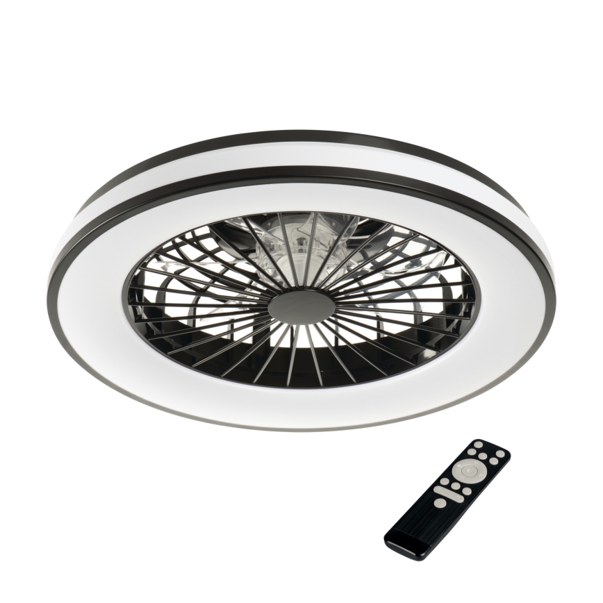 LED RGBW Aptumšojama griestu lampa ar ventilatoru PLAVE LED/48W/230V 3000/4000/6500K + tālvadības pults