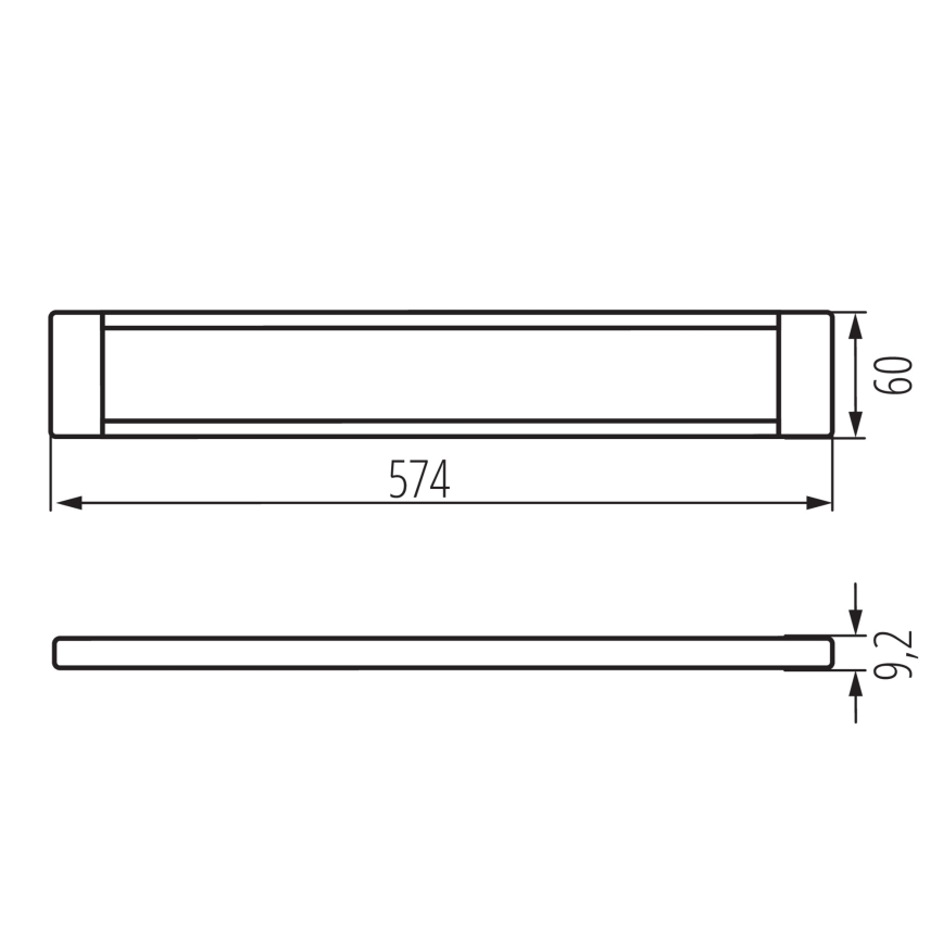 LED Aptumšojams mēbeļu apgaismojums DAXA LED/9W/24V 3000/4000/5500K