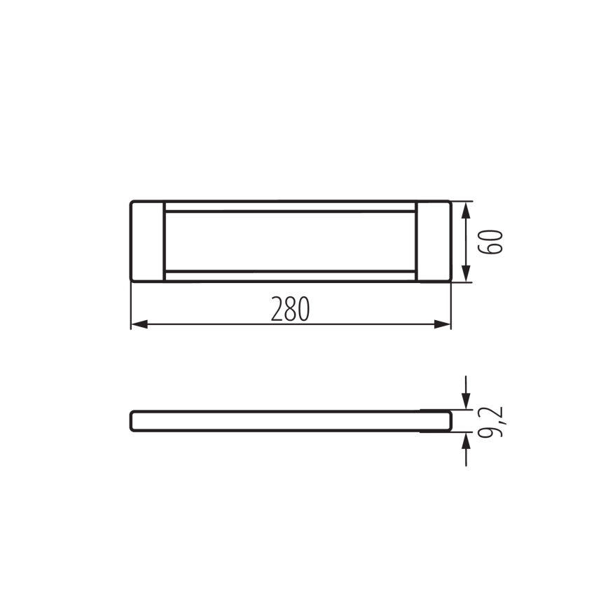 LED Regulējama mēbeļu apgaismojuma lampa DAXA LED/5W/24V 3000/4000/5500K