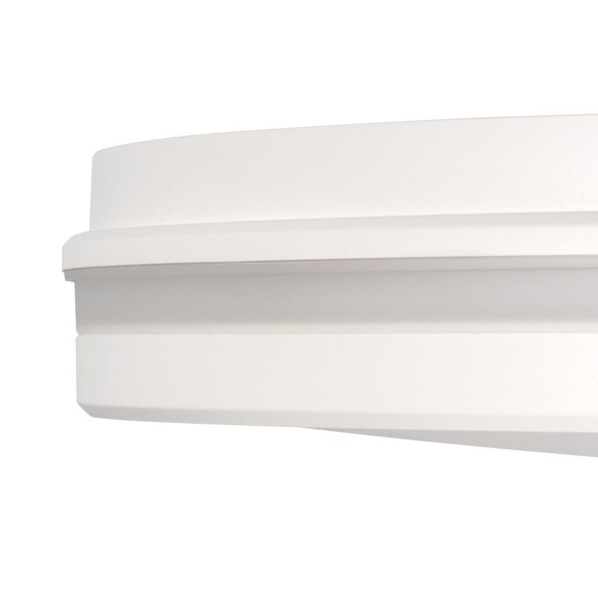 LED Āra griestu lampa BENO ECO LED/12W/230V 3000/4000/6500K d. 20 cm IP65 balta