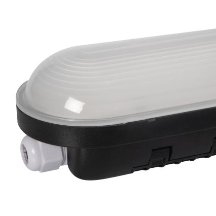 LED Lielas slodzes dienasgaismas lampa MAH MAX LED/18W/230V 4000K IP65 melna