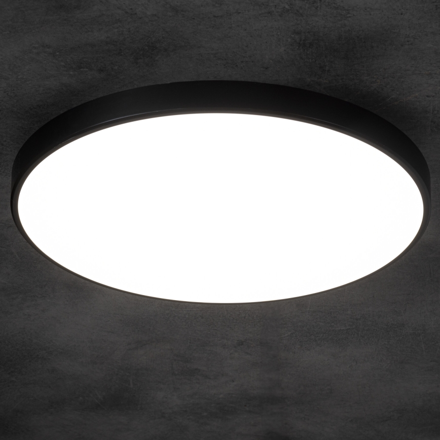 LED Aptumšojama griestu lampa PLAFON LED/20W/230V 3000-6500K Wi-Fi melna