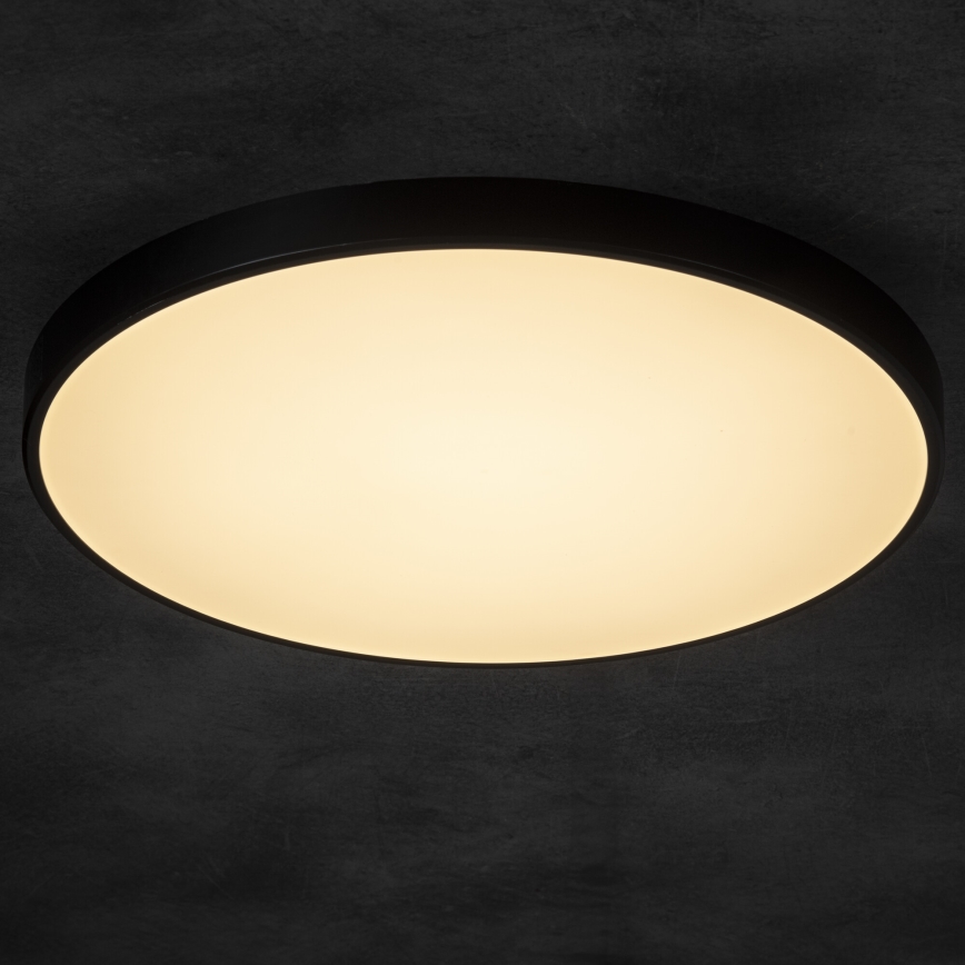 LED Aptumšojama griestu lampa PLAFON LED/20W/230V 3000-6500K Wi-Fi melna