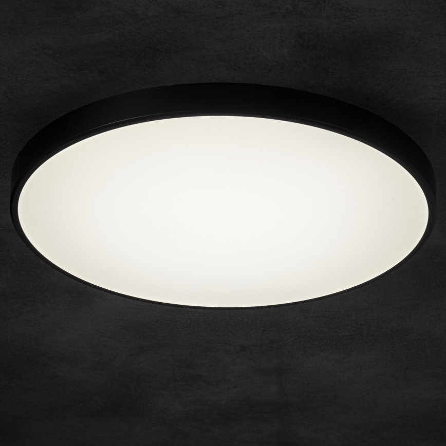 LED Aptumšojama griestu lampa PLAFON LED/20W/230V 3000-6500K Wi-Fi melna