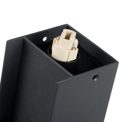Āra sienas lampa DASTEN 1xG9/11W/230V IP44 melna