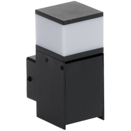 Āra sienas lampa ar kontaktligzdu DASTEN 1xG9/11W/230V IP44 melna