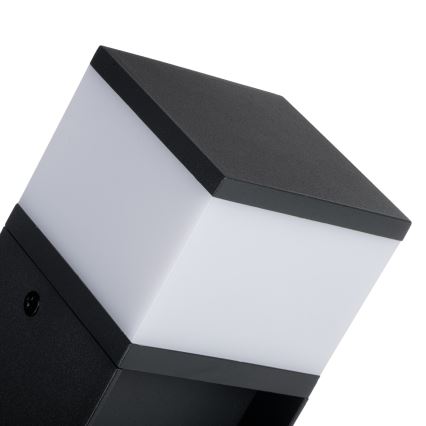 Āra sienas lampa ar kontaktligzdu DASTEN 1xG9/11W/230V IP44 melna