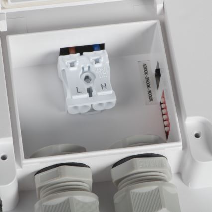 LED Āra griestu lampa ar kustību sensoru BENO LED/12/18W/230V 3000/3500/4000K IP65 balta leņķa