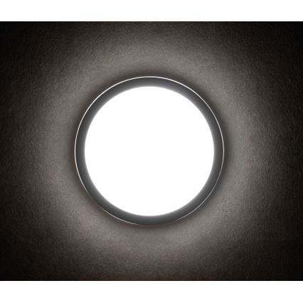 LED Āra griestu lampa BENO LED/12/18W/230V 3000/3500/4000K IP65 antracīta apaļa