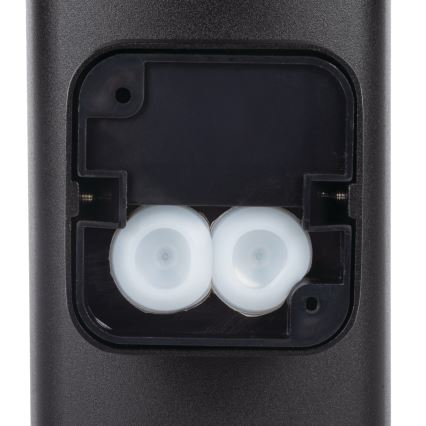 Āra sienas lampa ZEVI 1xGU10/10W/230V IP54 melna