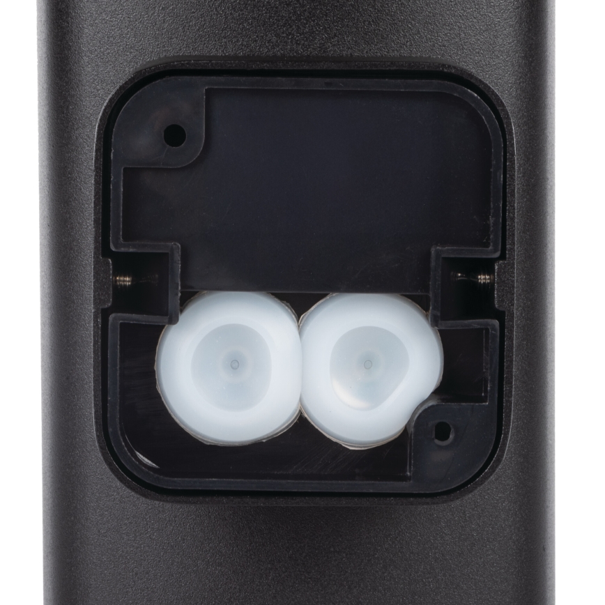 Āra sienas lampa ZEVI 2xGU10/10W/230V IP54 melna
