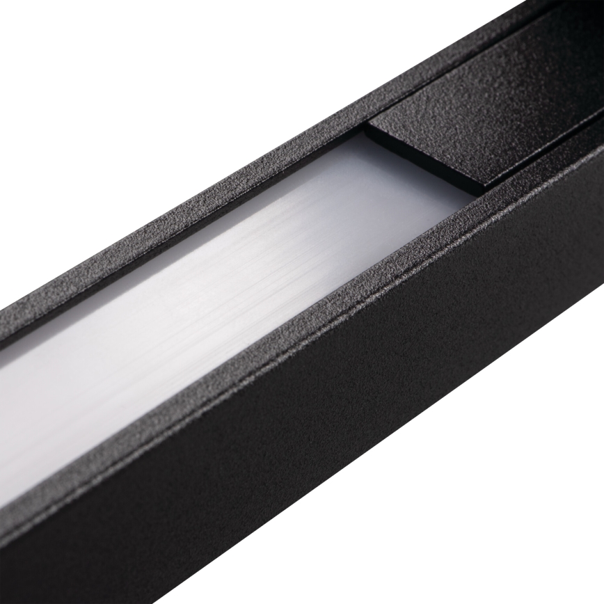 LED Āra sienas lampa YALTE LED/10W/230V 4000K IP54 melna