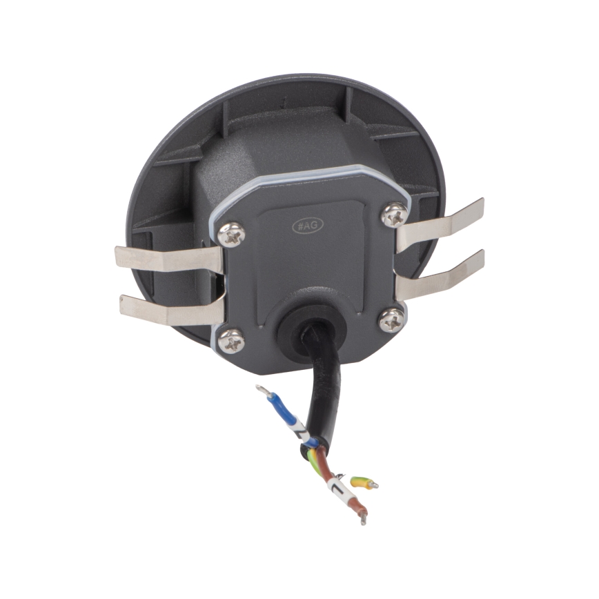 LED kāpņu gaismeklis EXIN LED/2,5W/230V 3000K IP65 antracīts apaļš