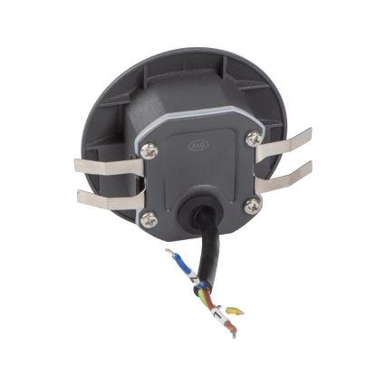 LED kāpņu gaismeklis EXIN LED/2,5W/230V 4000K IP65 antracīts apaļš