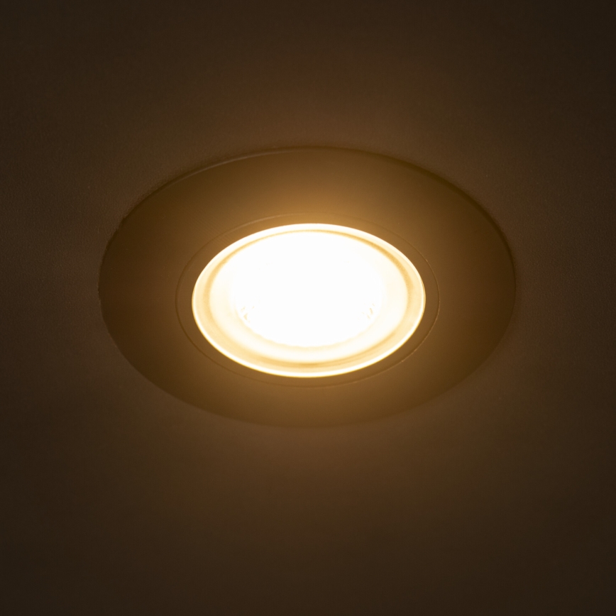 LED iebūvējamais griestu gaismeklis FIZU LED/4W/230V 3000/4000/6500K melns