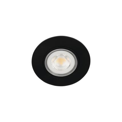 LED iebūvējamais griestu gaismeklis FIZU LED/4W/230V 3000/4000/6500K melns