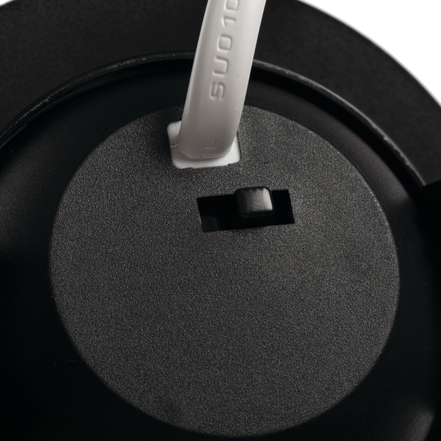 LED iebūvējamais griestu gaismeklis FIZU LED/4W/230V 3000/4000/6500K melns