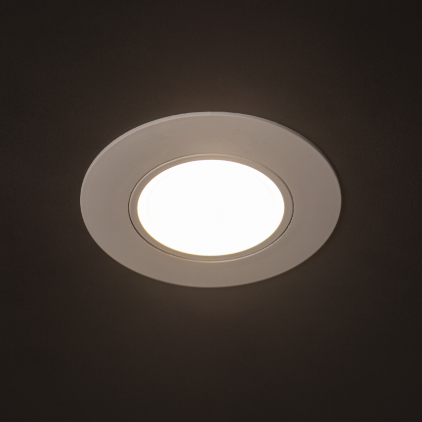 LED iebūvējamais griestu gaismeklis FIZU LED/4W/230V 3000/4000/6500K balts