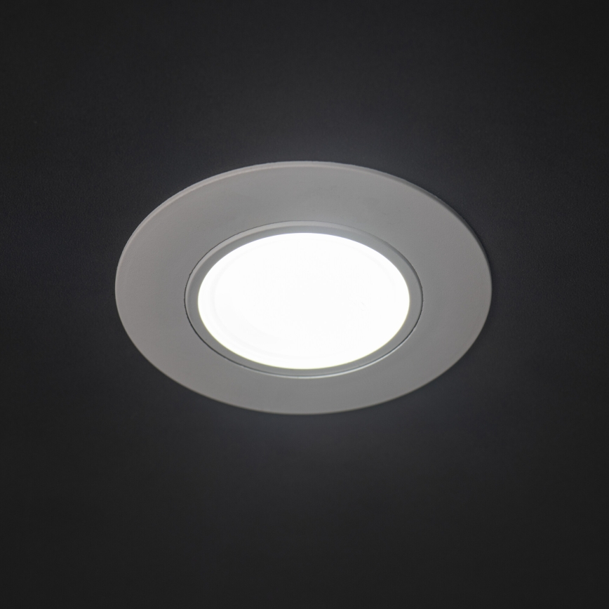 LED iebūvējamais griestu gaismeklis FIZU LED/4W/230V 3000/4000/6500K balts