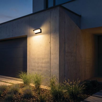 Āra sienas gaismeklis LERTO 1xE27/15W/230V IP54 melns