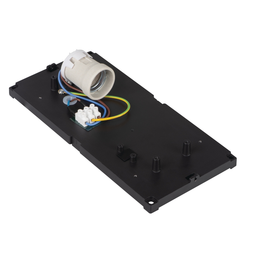 Āra sienas gaismeklis LERTO 1xE27/15W/230V IP54 melns