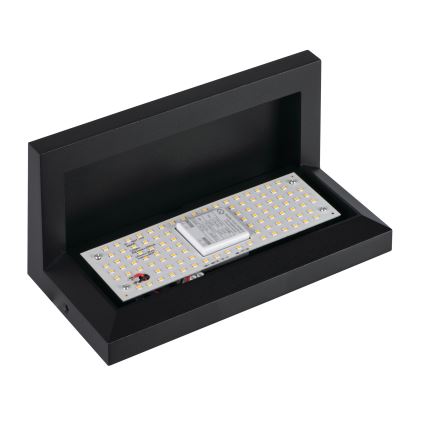 LED āra sienas gaismeklis LERTO LED/12W/230V IP54 melns
