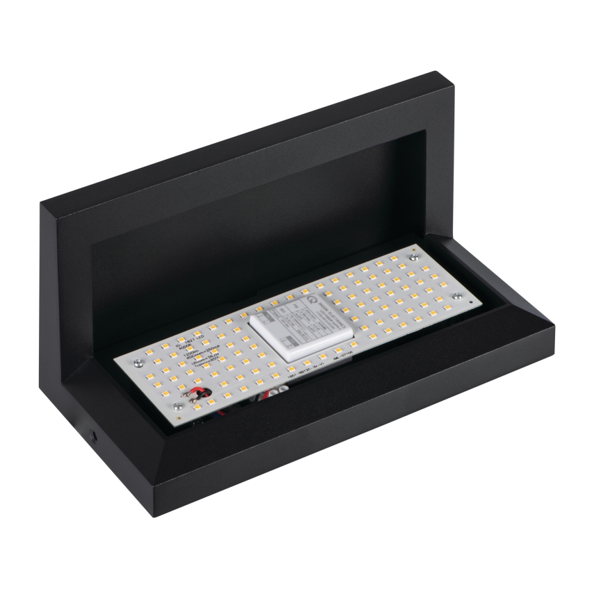 LED āra sienas gaismeklis LERTO LED/12W/230V IP54 melns