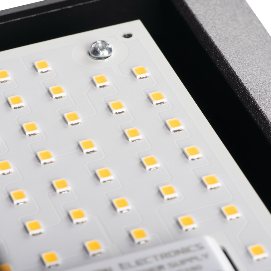 LED āra sienas gaismeklis LERTO LED/12W/230V IP54 melns