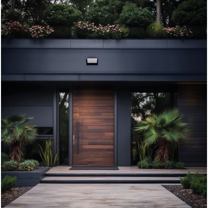 LED āra sienas lampa ar kustības un krēslas sensoru XERTO LED/20W/230V 3000/4000/6500K IP44 melna