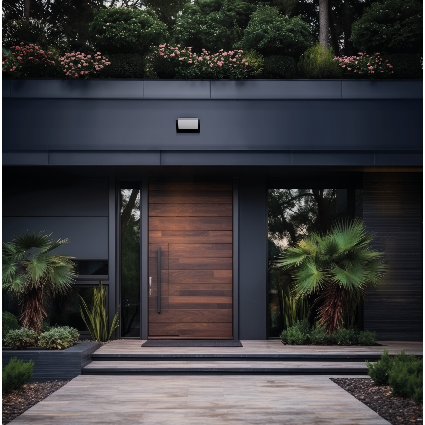 LED āra sienas lampa ar kustības un krēslas sensoru XERTO LED/20W/230V 3000/4000/6500K IP44 melna