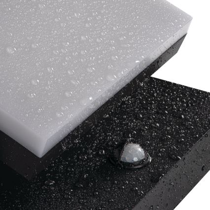 LED āra sienas lampa ar kustības un krēslas sensoru XERTO LED/20W/230V 3000/4000/6500K IP44 melna