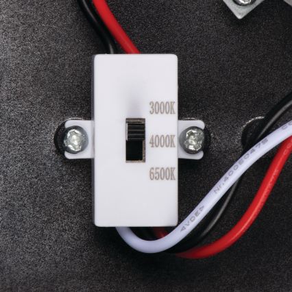 LED āra sienas lampa ar kustības un krēslas sensoru XERTO LED/20W/230V 3000/4000/6500K IP44 melna