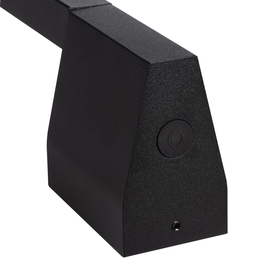 LED āra sienas gaismeklis YALTE LED/8,5W/230V 3000/4000/6500K 93 cm IP54 melns