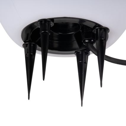 Āra lampa STONO 1xE27/20W/230V Ø 30 cm IP65 balta