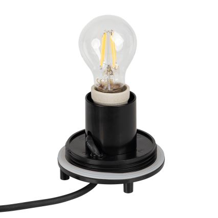 Āra lampa STONO 1xE27/20W/230V Ø 30 cm IP65 balta