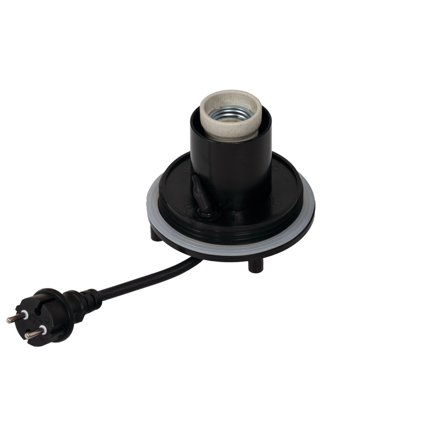 Āra lampa STONO 1xE27/20W/230V Ø 30 cm IP65 balta