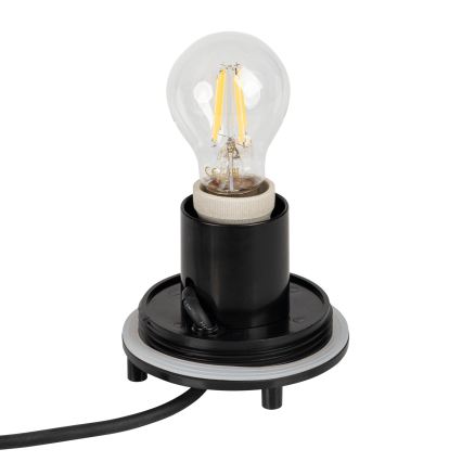 Āra lampa STONO 1xE27/20W/230V Ø 30 cm IP65 bēša