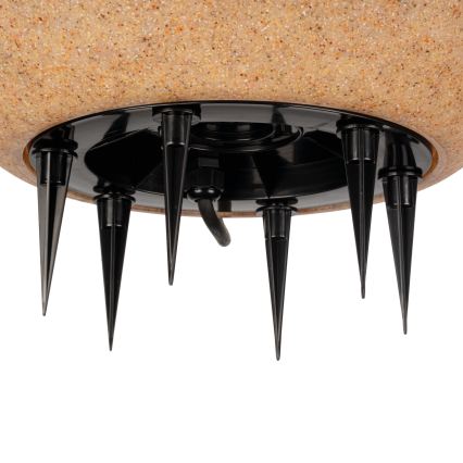 Āra lampa STONO 1xE27/20W/230V Ø 50 cm IP65 bēša