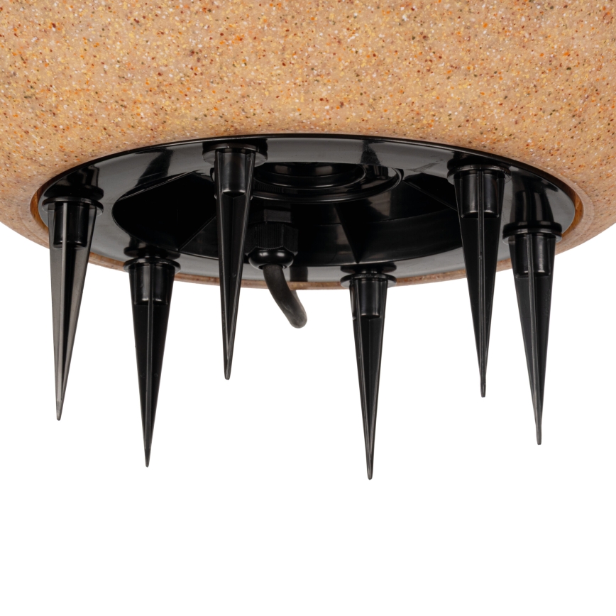 Āra lampa STONO 1xE27/20W/230V Ø 50 cm IP65 bēša