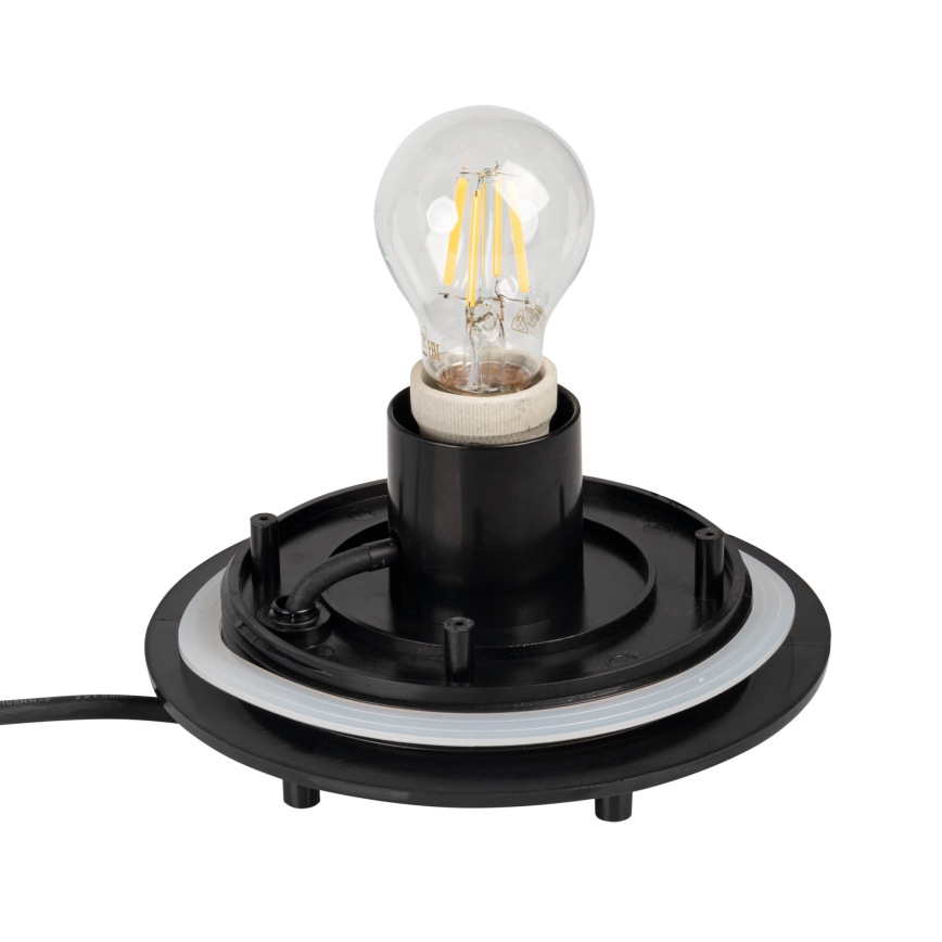 Āra lampa STONO 1xE27/20W/230V Ø 50 cm IP65 bēša