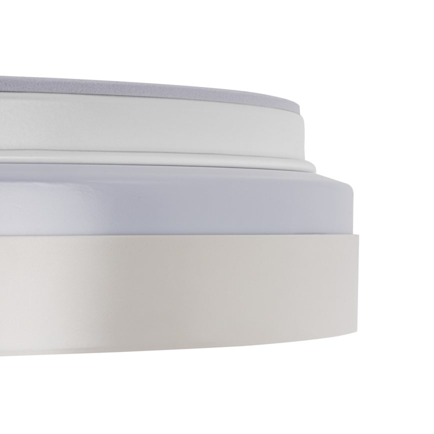 Regulējams LED griestu gaismeklis LIXAN LED/47W/230V 3000-6500K Ø 38,6 cm balts/sudraba + tālvadība