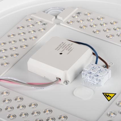Regulējams LED griestu gaismeklis LIXAN LED/47W/230V 3000-6500K Ø 38,6 cm balts/sudraba + tālvadība