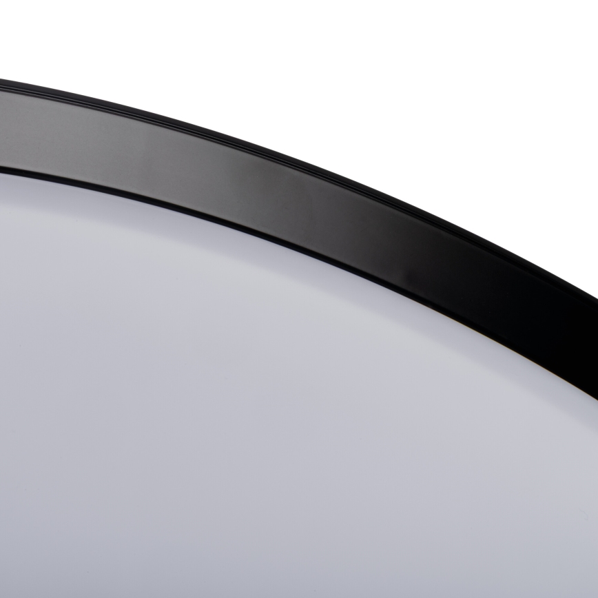 Dimmējams LED griestu gaismeklis LIXAN LED/65W/230V 3000-6500K Ø 48,6 cm balts/melns + tālvadības pults